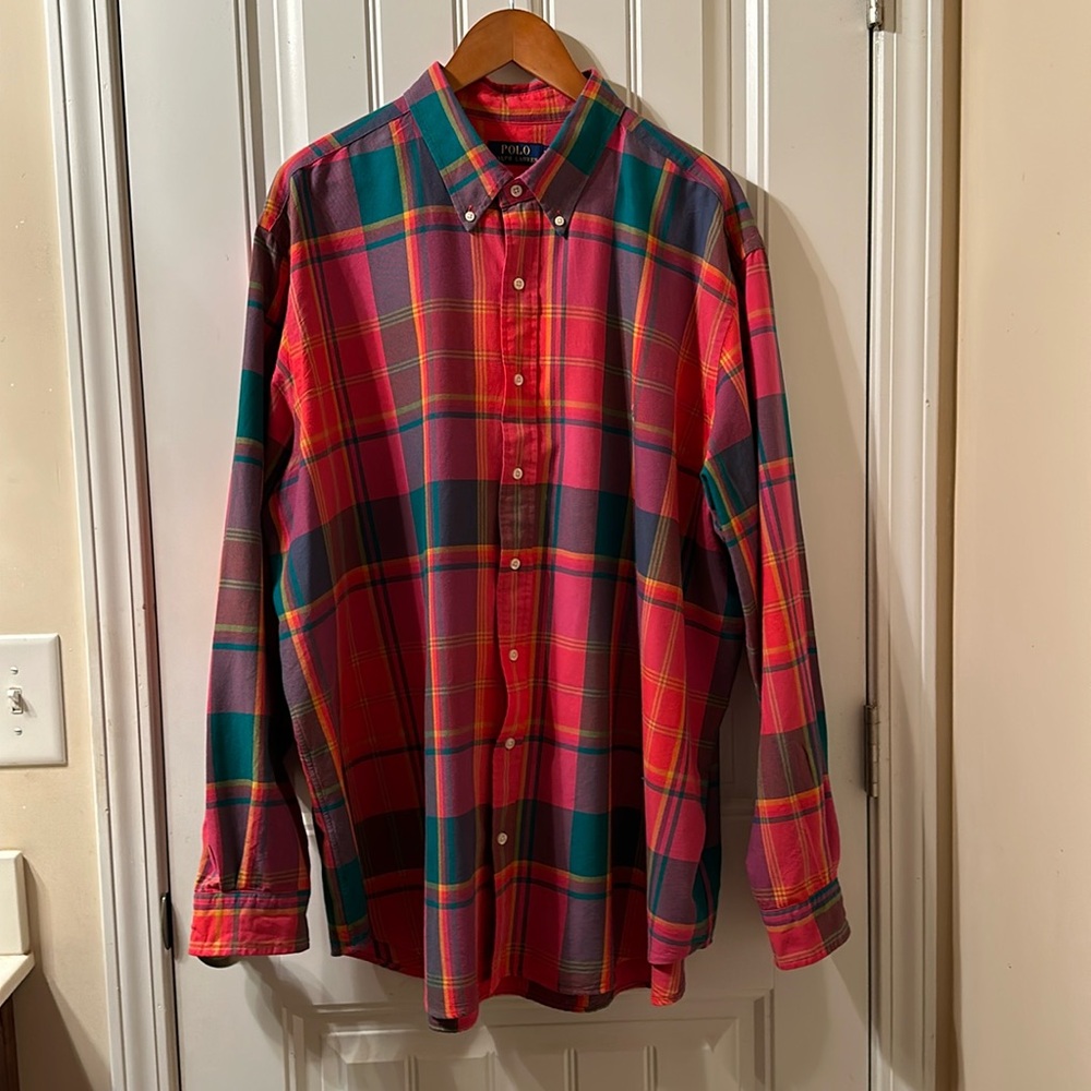 Polo by Ralf Lauren 2XB Long Sleeve Button Down Shirt.